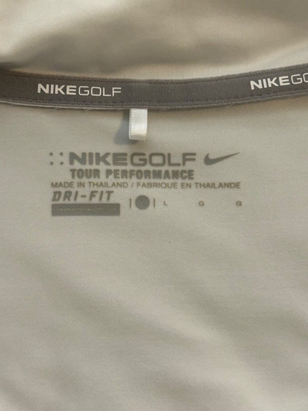 Nike Women's Golf Tour Performance White Dri-Fit Full-Zip Jacket Sz L Activewear - Picture 2 of 7